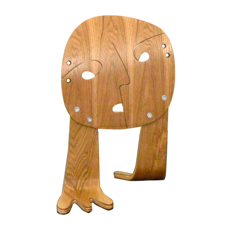 Creative Wooden Character Decoration - Unique Shaped Living Room Accent