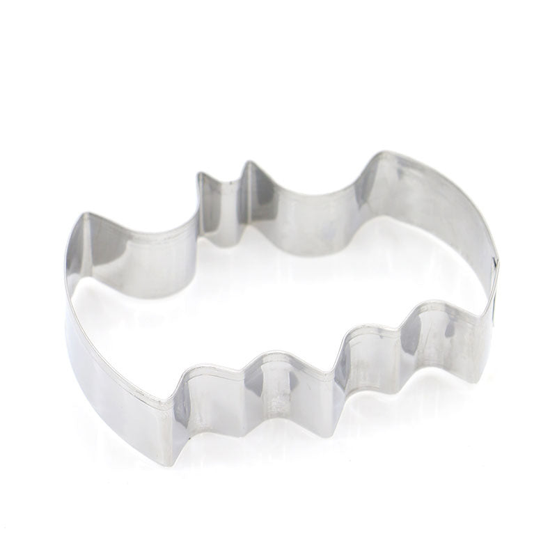Stainless Steel Bat-Shaped Biscuit Mold for Baking Kitchen Decor