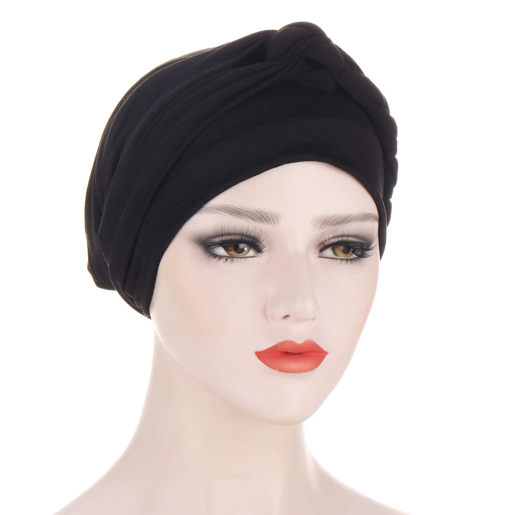 Multicolor Turban Hat for Women - Soft, Comfortable Head Covering, Chemo & Casual Style