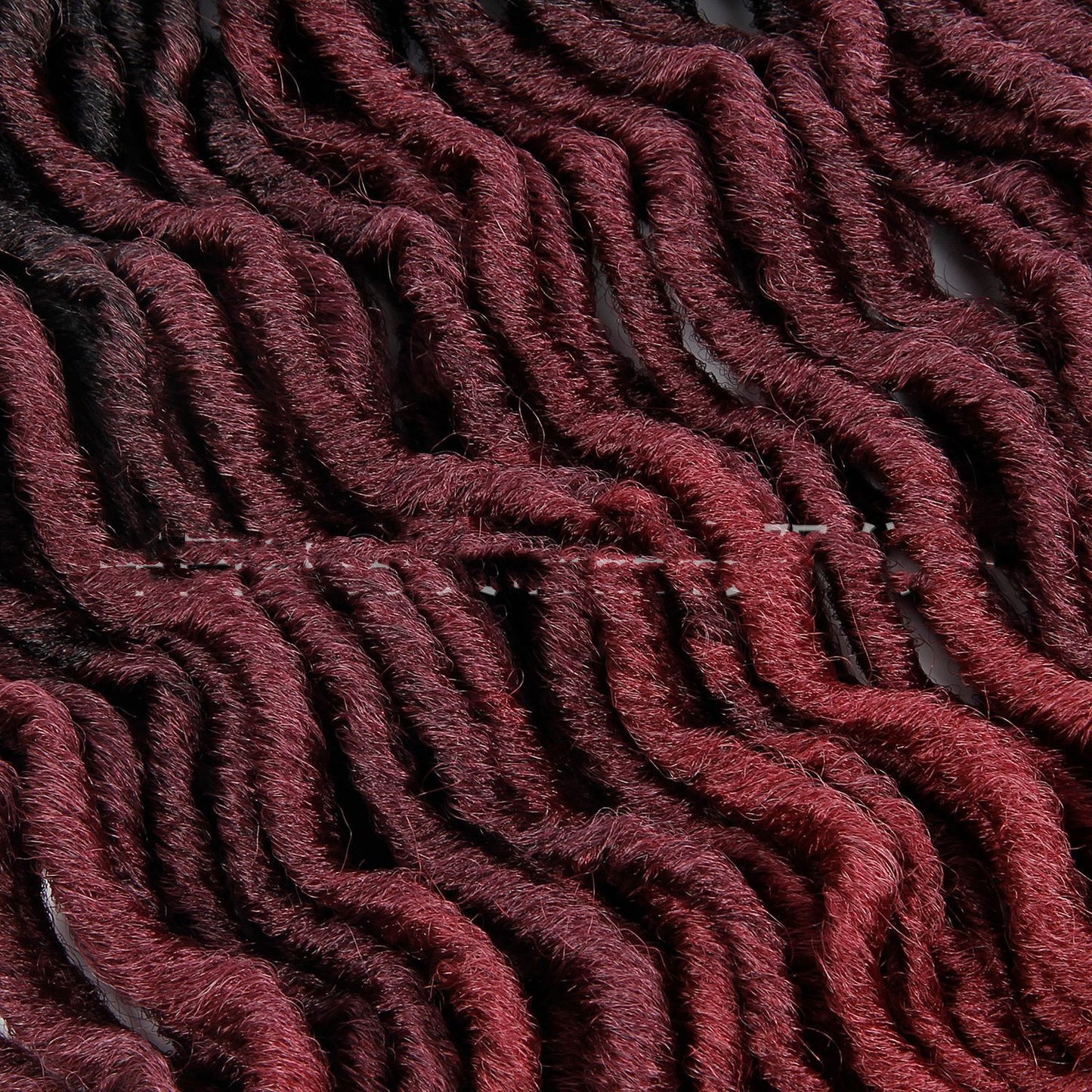 Ombre Curly Crochet Hair Extensions Synthetic Braiding Hair for Ladies