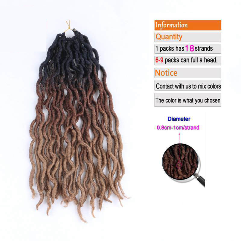 Ombre Curly Crochet Hair Extensions Synthetic Braiding Hair for Ladies