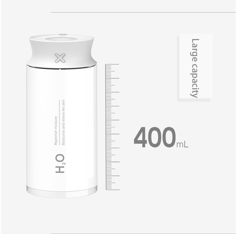 Small Night Light Spray Humidifier with Aromatherapy - White