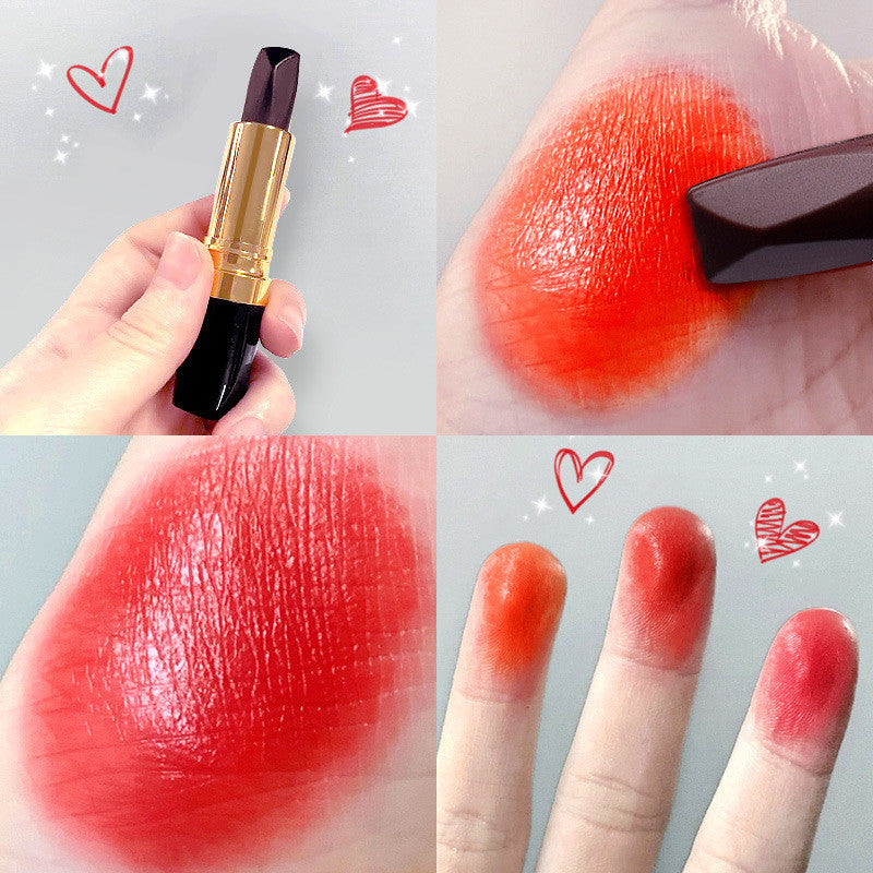 Three-Color Lipstick Moisturizes and Lasts Long | Tricolor Lip Makeup