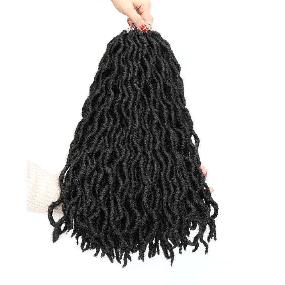 Ombre Curly Crochet Braiding Hair Extensions - Medium Length