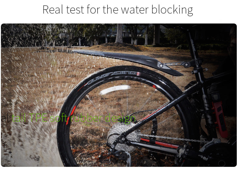 Mountain Bike Mudguard 24"-29" - Black