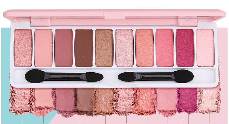 Waterproof Glitter Eyeshadow Palette for Beginners - Pearl & Colorful Shades
