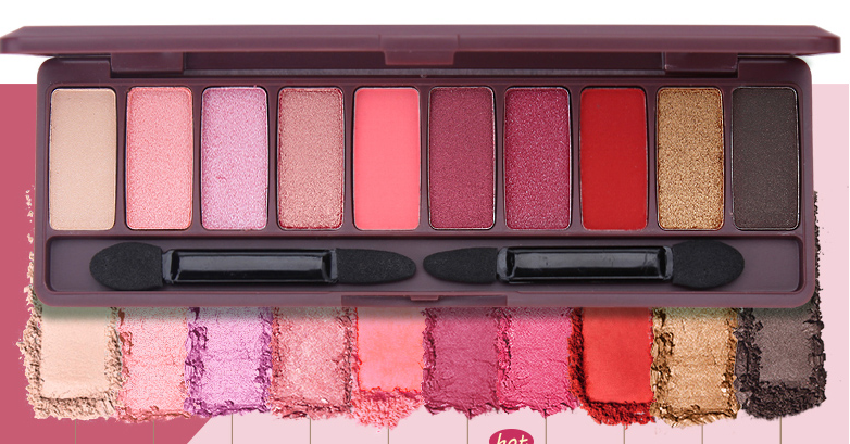 Waterproof Glitter Eyeshadow Palette for Beginners - Pearl & Colorful Shades