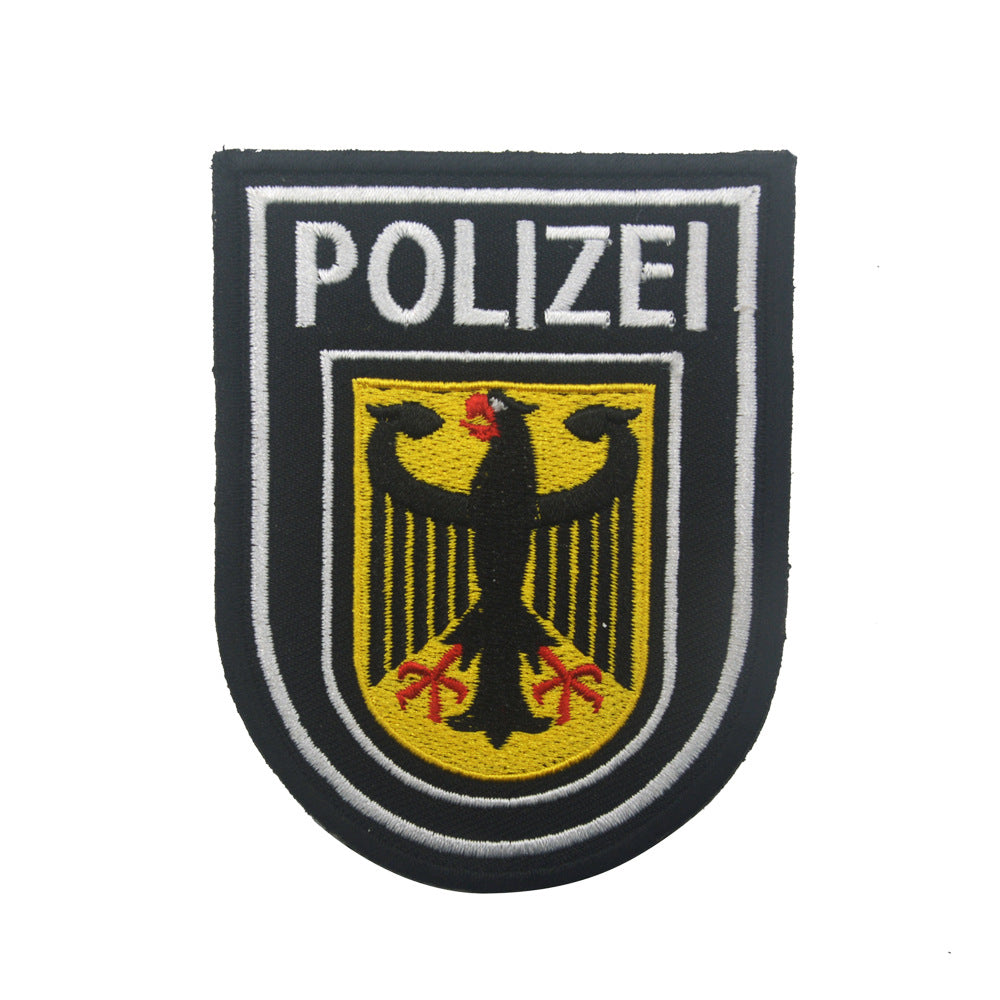 German Embroidery Morale Seal Velcro Patch Eagle Cloth for Clothing