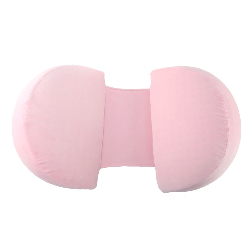 Natural Latex Lumbar Support Pillow for Side Sleepers - Multi-Functional Pregnancy and Back Relief Cushion