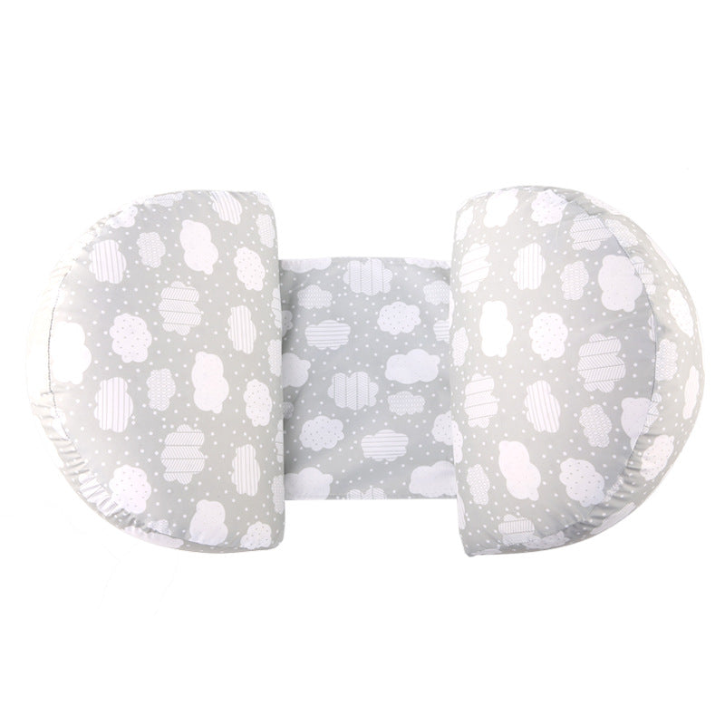 Natural Latex Lumbar Support Pillow for Side Sleepers - Multi-Functional Pregnancy and Back Relief Cushion