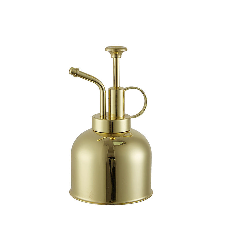 Stainless Steel Watering Can Garden Spray Bottle Household Watering Tool