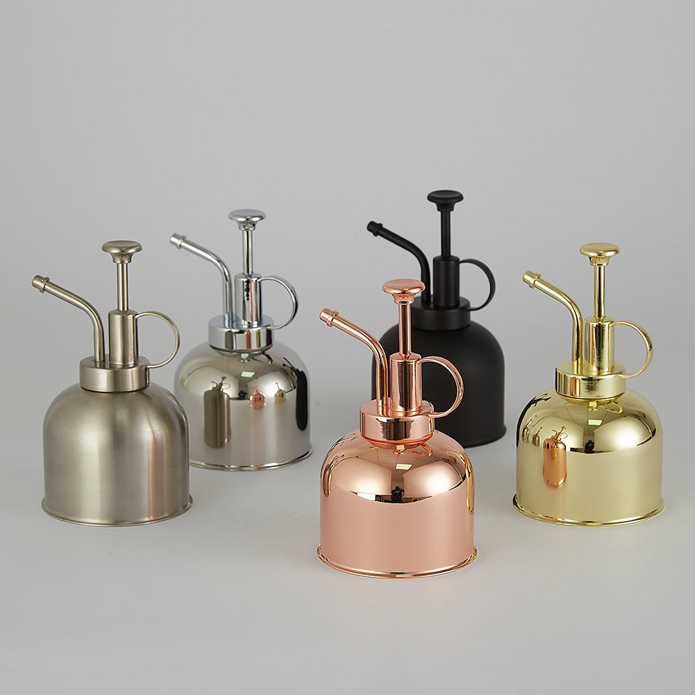 Stainless Steel Watering Can Garden Spray Bottle Household Watering Tool