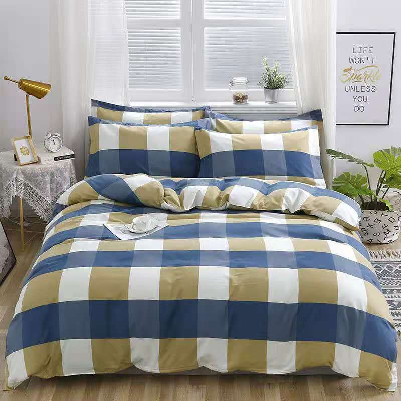 Brushed Bed Sheet and Duvet Cover Set - Multiple Styles & Sizes Available
