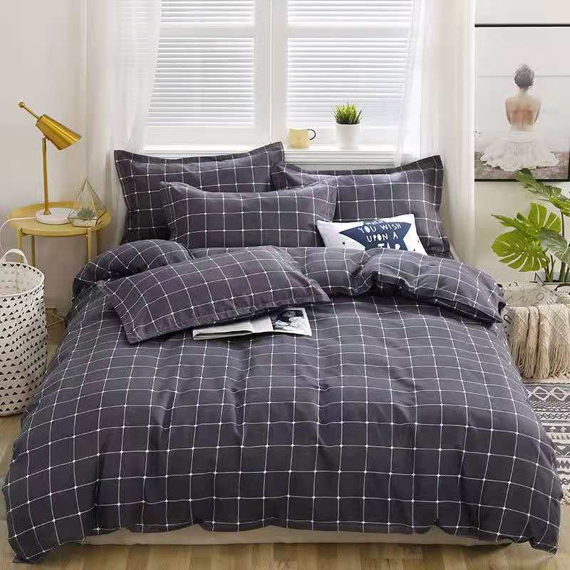 Brushed Bed Sheet and Duvet Cover Set - Multiple Styles & Sizes Available