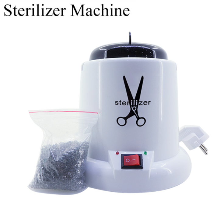 Nail Art Sterilizer Cup with Scissors