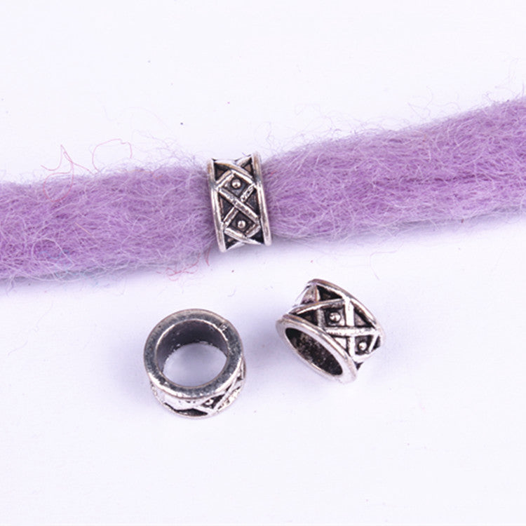 Beaded Hair Accessories for Wig & Hair Styling - Decorative Alloy Beads, Multiple Styles