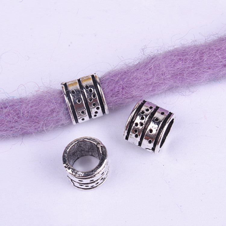 Beaded Hair Accessories for Wig & Hair Styling - Decorative Alloy Beads, Multiple Styles