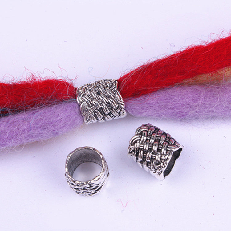 Beaded Hair Accessories for Wig & Hair Styling - Decorative Alloy Beads, Multiple Styles