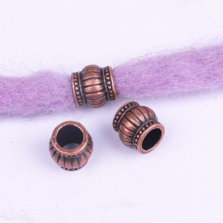 Beaded Hair Accessories for Wig & Hair Styling - Decorative Alloy Beads, Multiple Styles