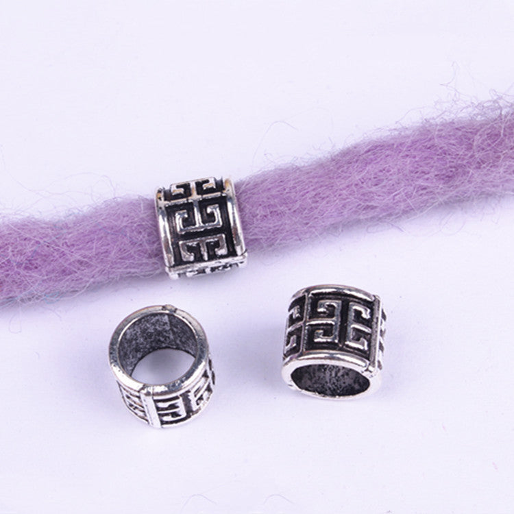 Beaded Hair Accessories for Wig & Hair Styling - Decorative Alloy Beads, Multiple Styles