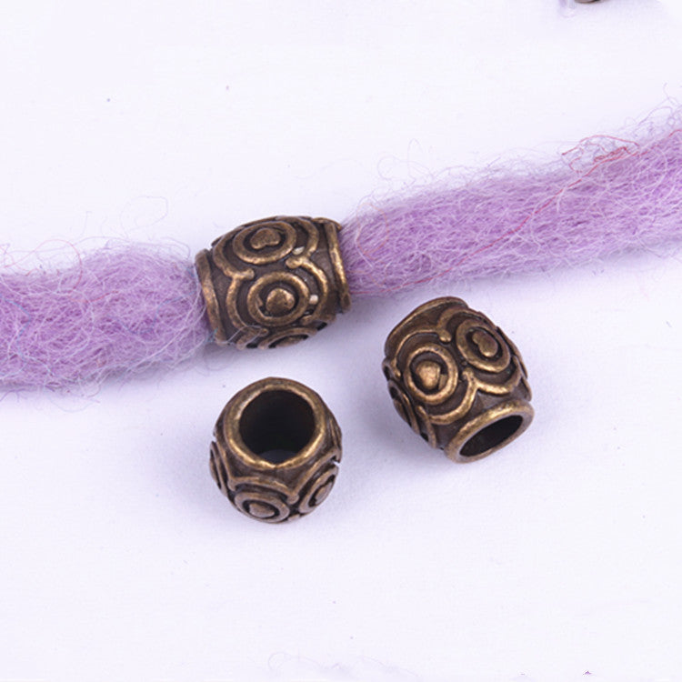 Beaded Hair Accessories for Wig & Hair Styling - Decorative Alloy Beads, Multiple Styles
