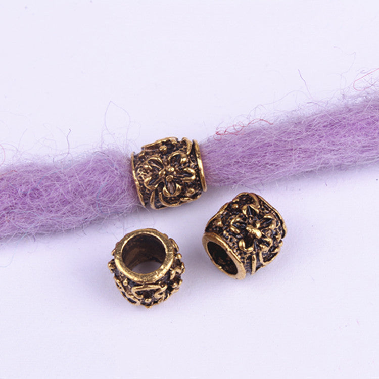 Beaded Hair Accessories for Wig & Hair Styling - Decorative Alloy Beads, Multiple Styles