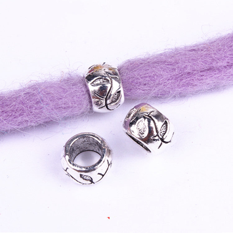 Beaded Hair Accessories for Wig & Hair Styling - Decorative Alloy Beads, Multiple Styles