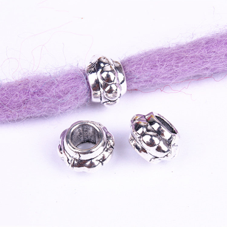 Beaded Hair Accessories for Wig & Hair Styling - Decorative Alloy Beads, Multiple Styles