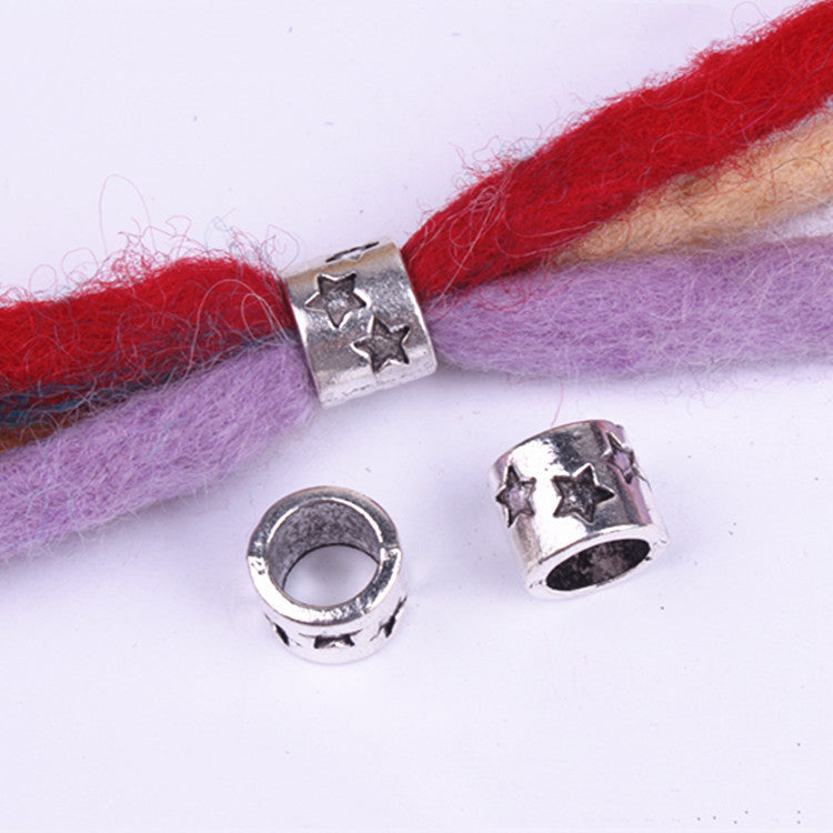 Beaded Hair Accessories for Wig & Hair Styling - Decorative Alloy Beads, Multiple Styles