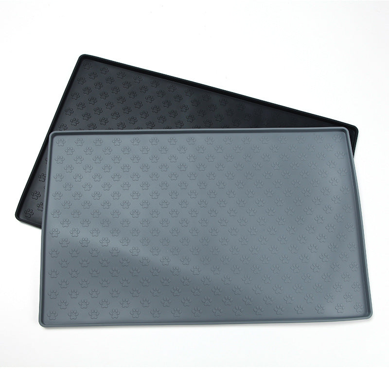 Waterproof Silicone Pet Mat for Dogs and Cats - Easy to Clean Square Placemat