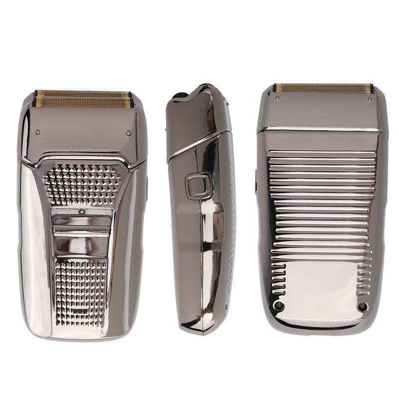 Reciprocating Dual-Head Electric Razor with USB Charging