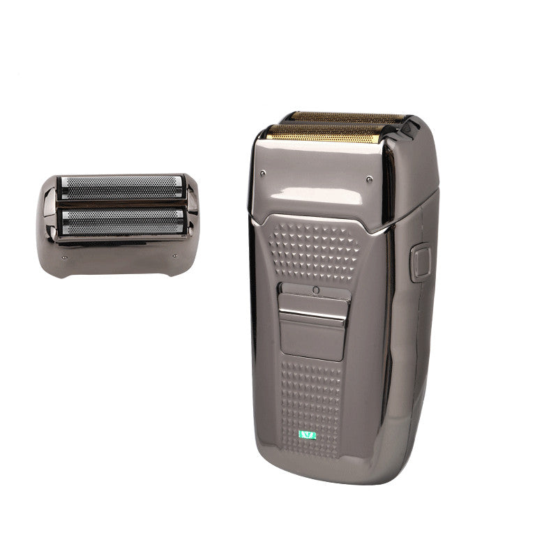 Reciprocating Dual-Head Electric Razor with USB Charging