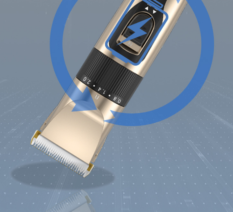 Electric Hair Clipper for Adults, Kids & Pets - Golden