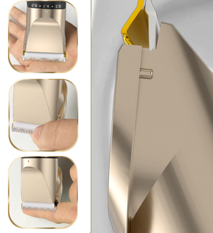 Electric Hair Clipper for Adults, Kids & Pets - Golden
