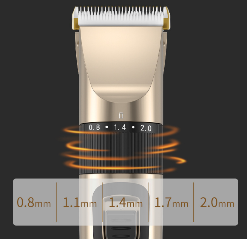 Electric Hair Clipper for Adults, Kids & Pets - Golden