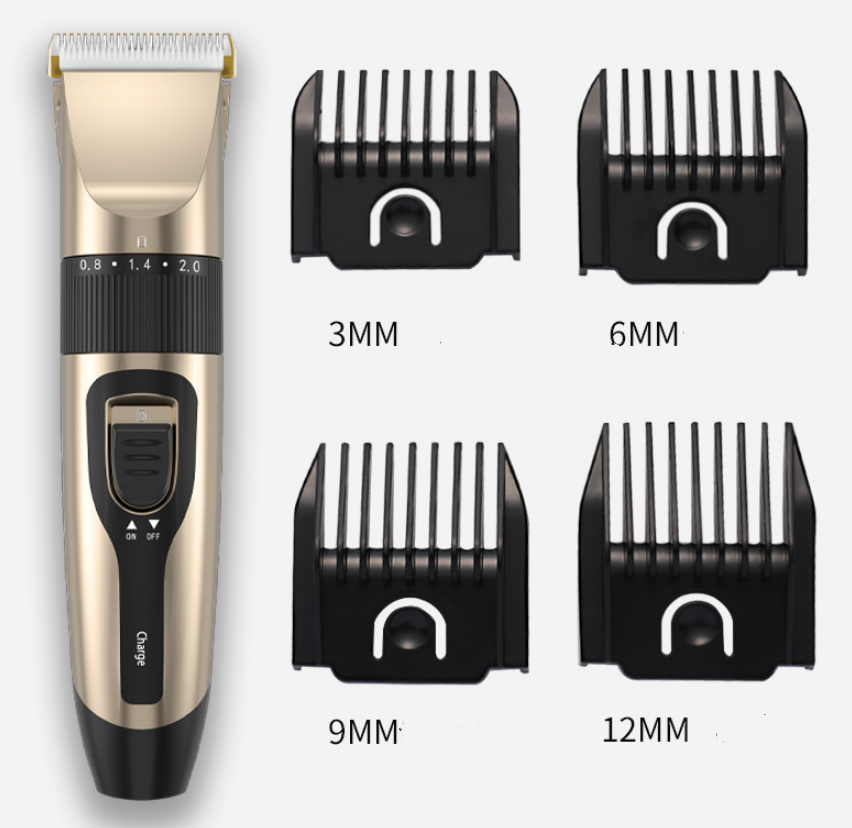 Electric Hair Clipper for Adults, Kids & Pets - Golden