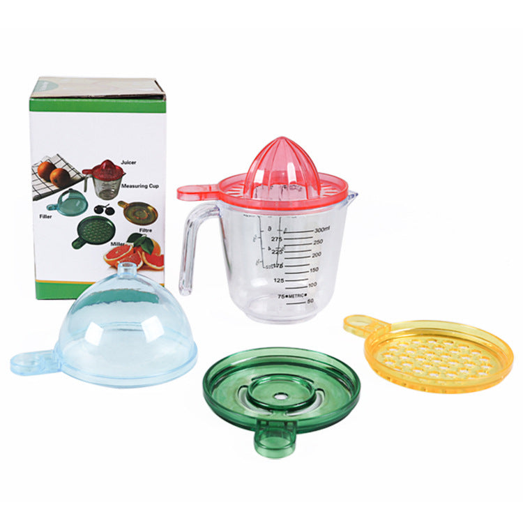 Food Supplement Grinder Set - Transparent Kitchen Gadgets for Nutrition