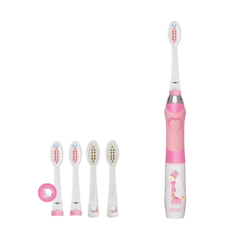 Children's Electric Toothbrush Soft Bristle Waterproof Sonic Kids Oral Care