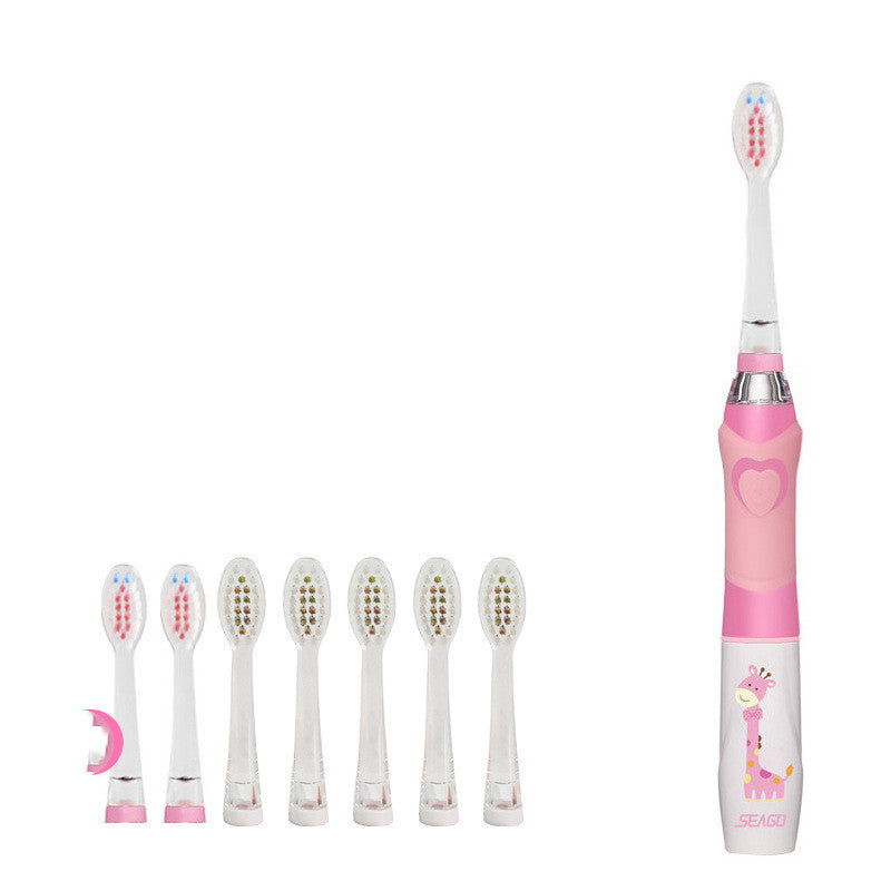 Children's Electric Toothbrush Soft Bristle Waterproof Sonic Kids Oral Care