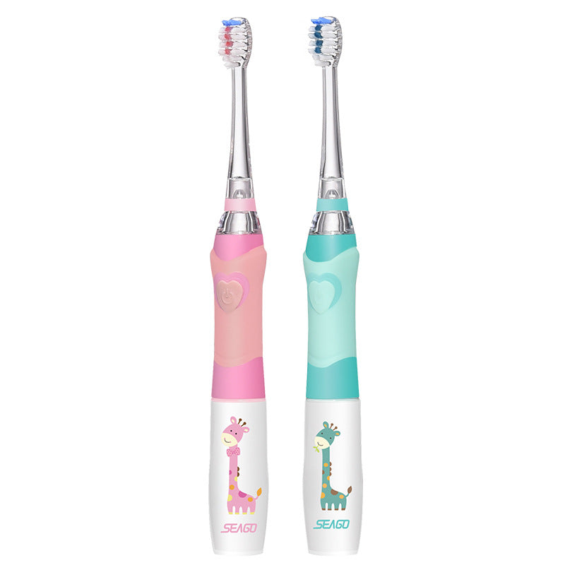 Children's Electric Toothbrush Soft Bristle Waterproof Sonic Kids Oral Care
