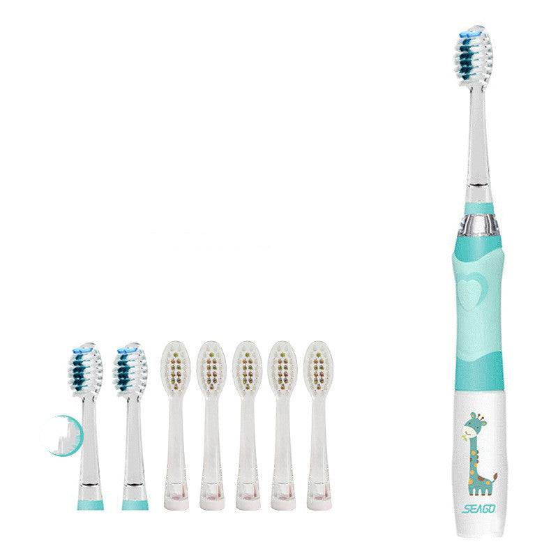 Children's Electric Toothbrush Soft Bristle Waterproof Sonic Kids Oral Care