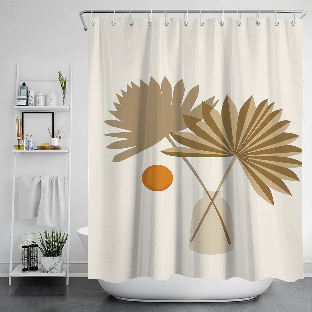 Nordic Modern Painting Bath Tent for Bathroom Storage - Multiple Sizes & Styles