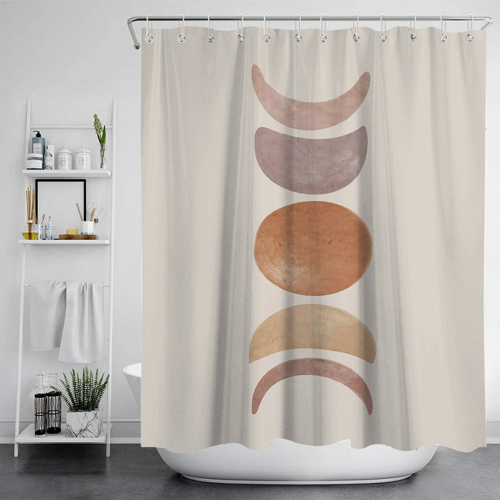 Nordic Modern Painting Bath Tent for Bathroom Storage - Multiple Sizes & Styles