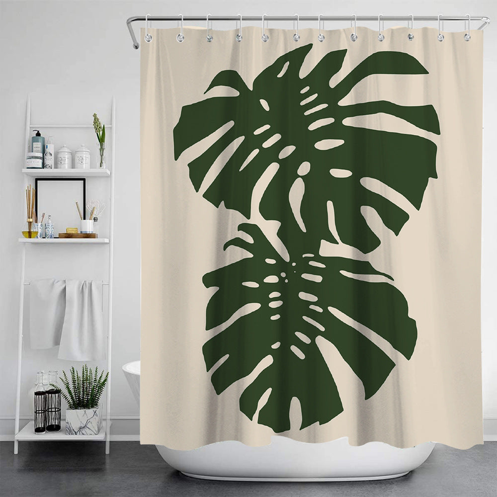 Nordic Modern Painting Bath Tent for Bathroom Storage - Multiple Sizes & Styles