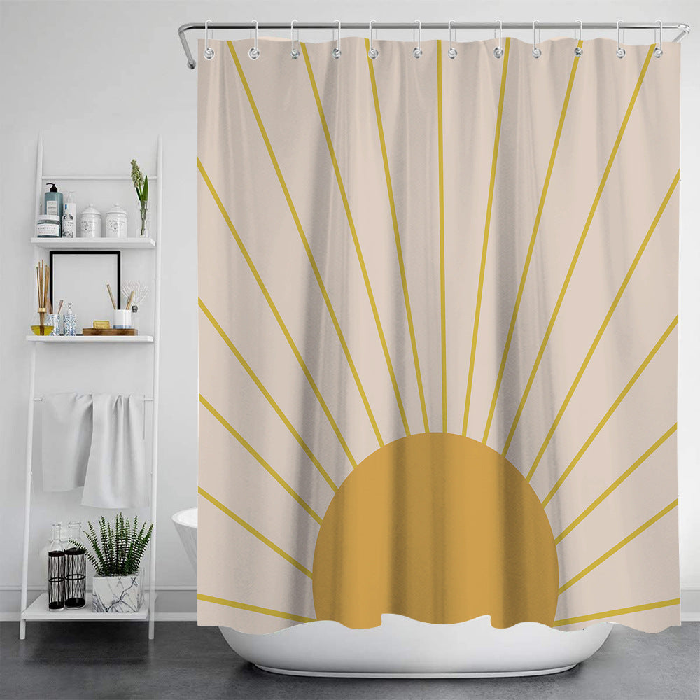 Nordic Modern Painting Bath Tent for Bathroom Storage - Multiple Sizes & Styles
