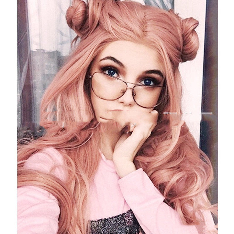 Long Curly Cosplay Wig with Bangs - Multiple Colors