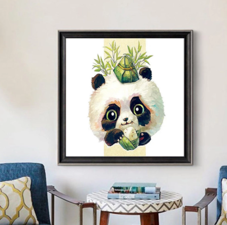 Diamond Painting Panda 5D Full Diamond Mosaic Home Decor Art Kit