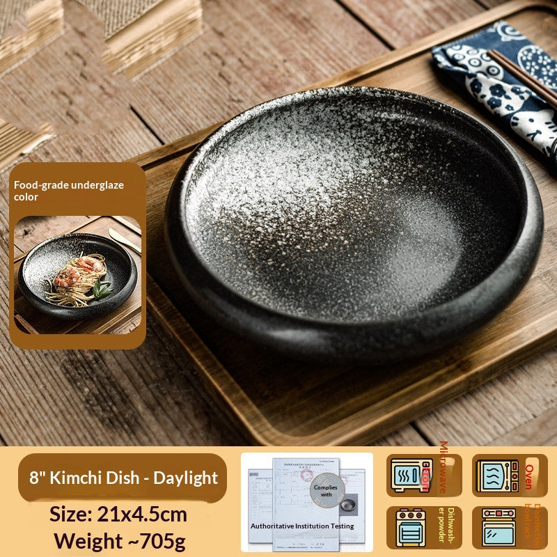 Ceramic Serving Plate for Kimchi and Cold Dishes - Exquisite Dinnerware