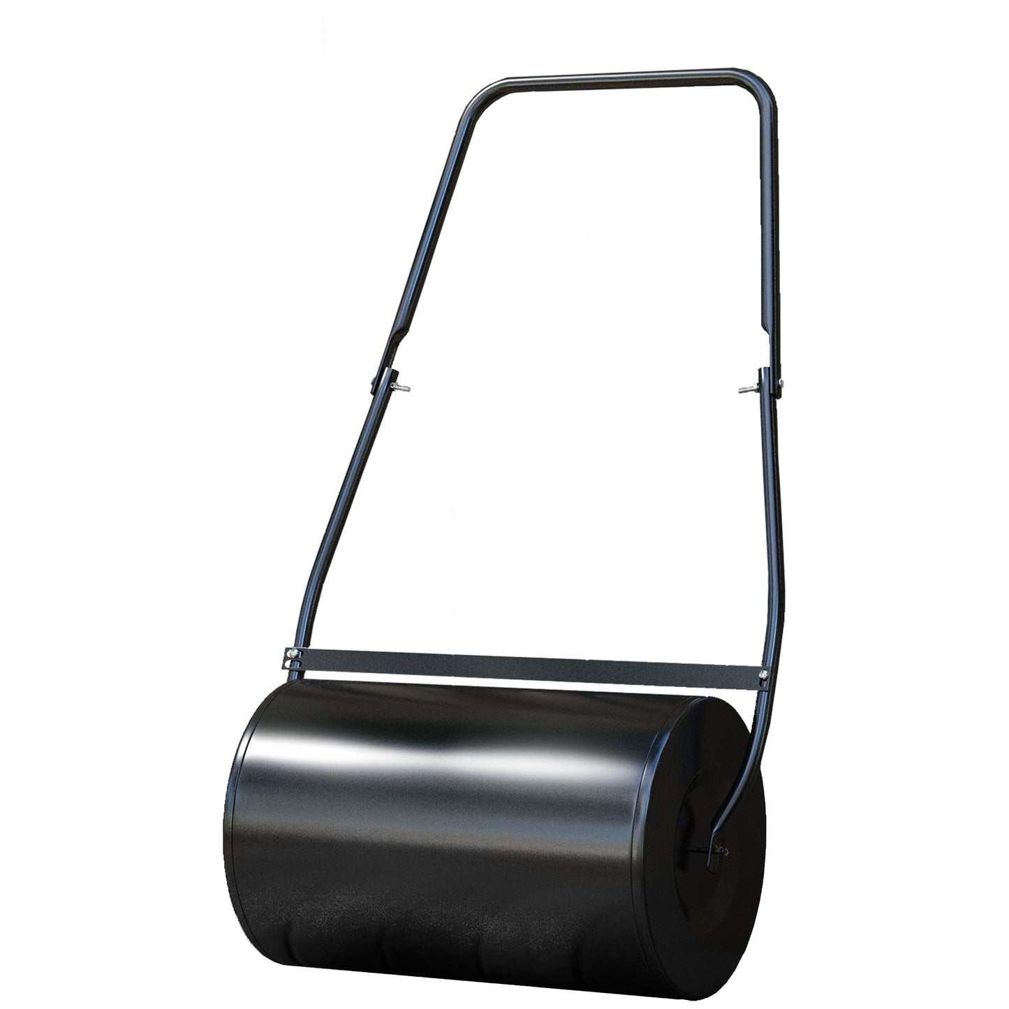 Heavy Duty Push Lawn Roller 38L Water/Sand Fill Garden Tool Black