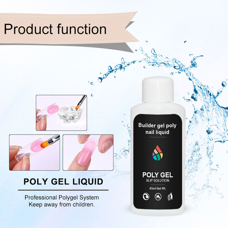 Water Gel Nail Remover Cleaner 45ML Fast Drying Nail Art Tool